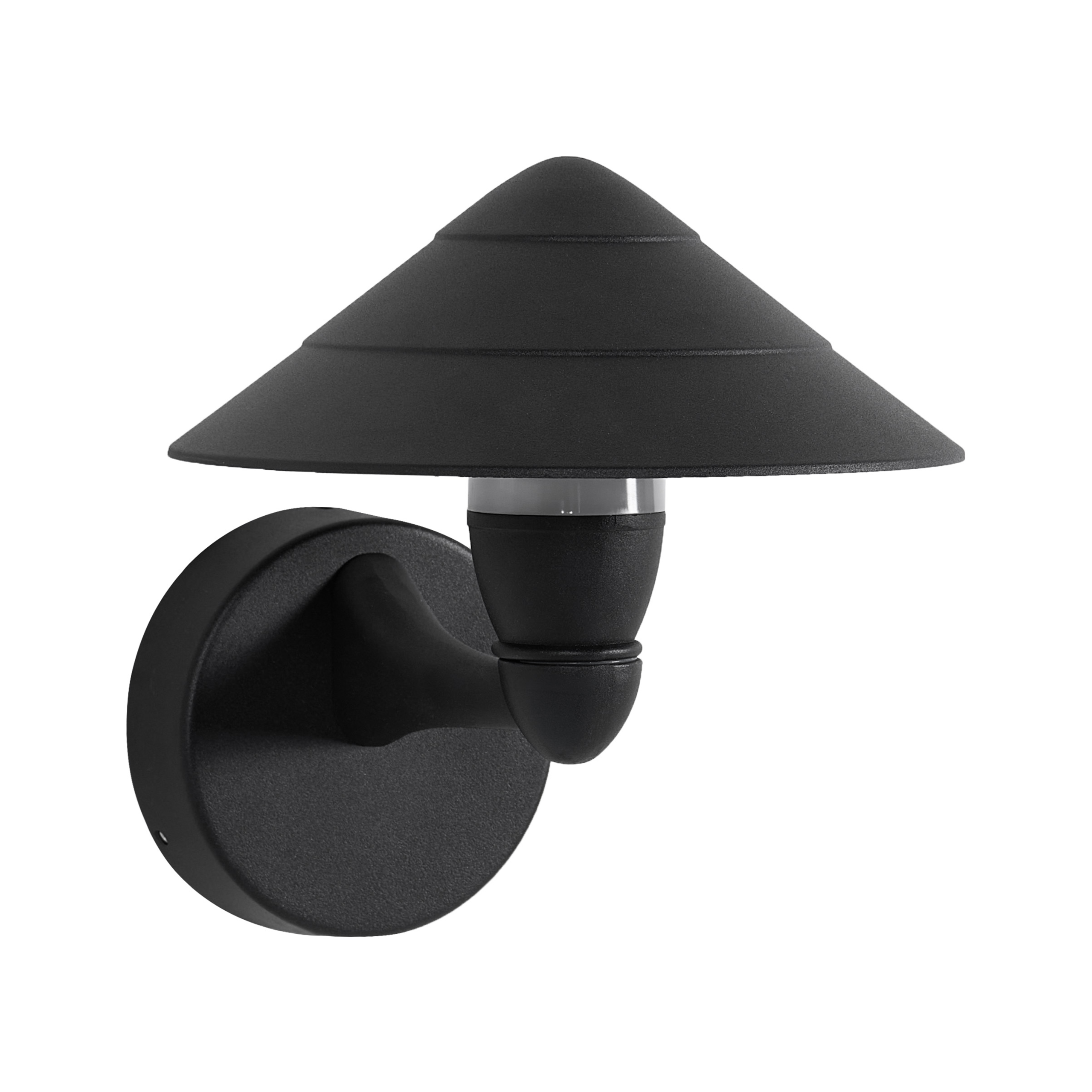 Udendørs LED-væglampe NAVEA Sort