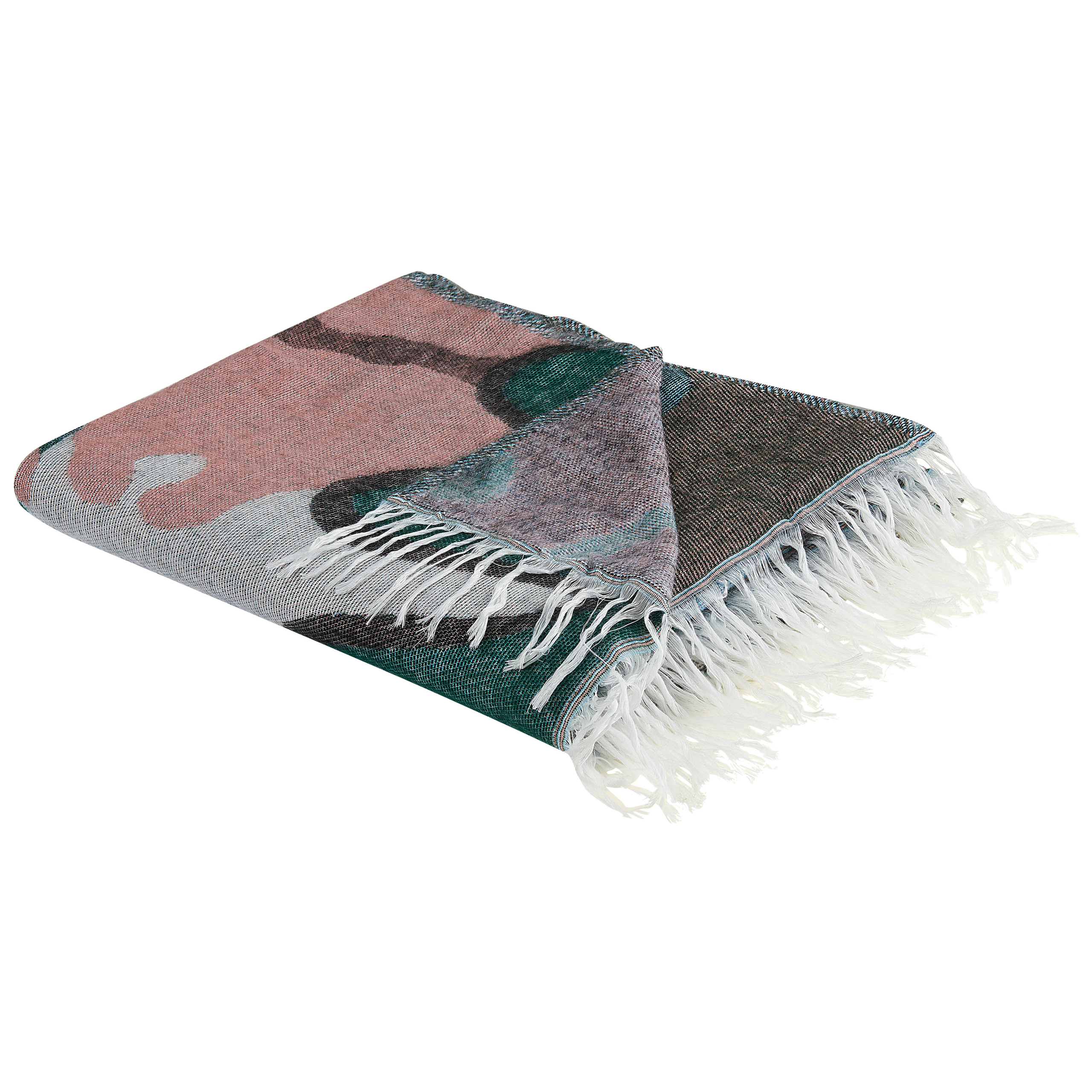 Plaid SOMANI 130 x 170 cm Multifarvet