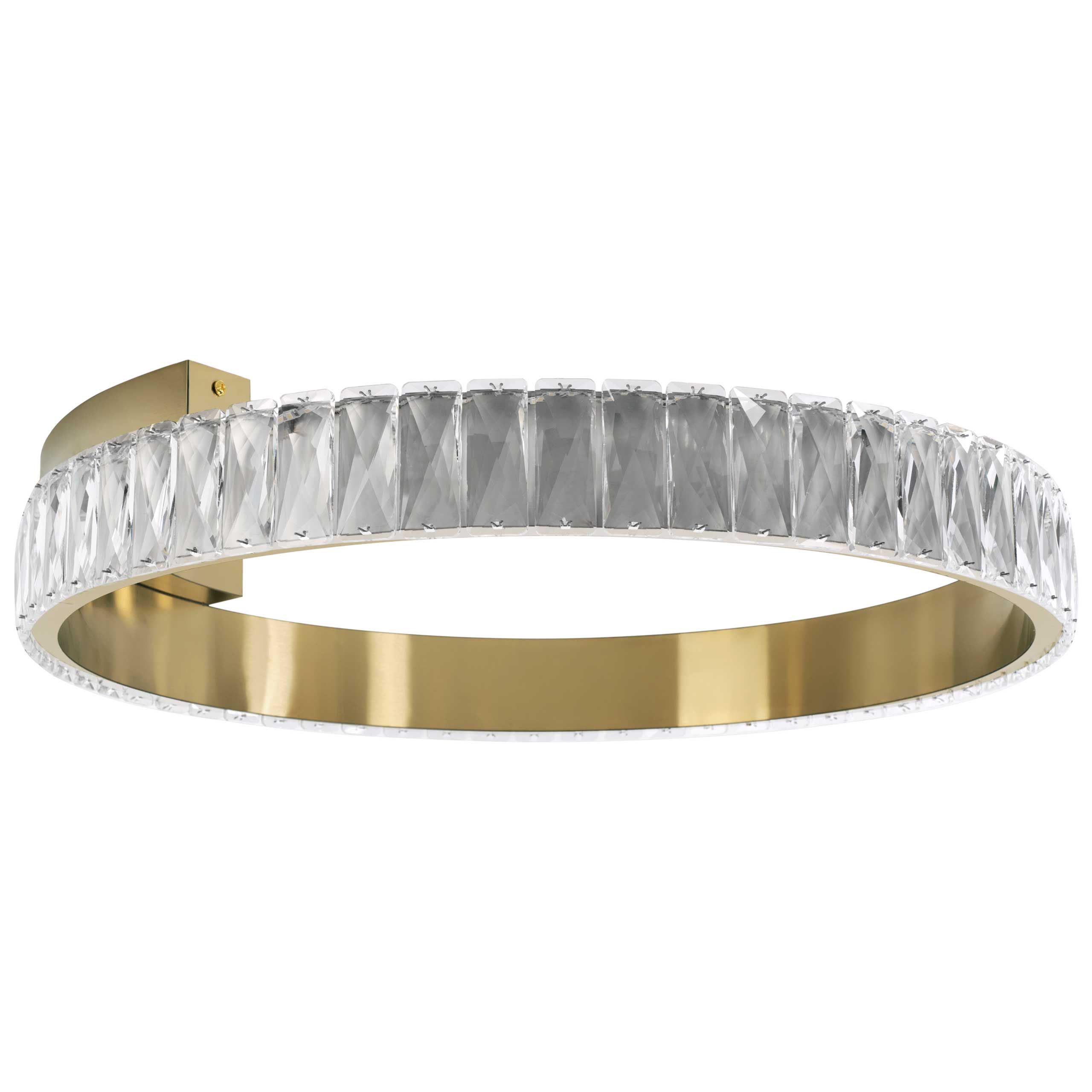 TOOLIGHT hængende loftlampe LED APP1506-C LED Børstet guld 60x60x10,5cm