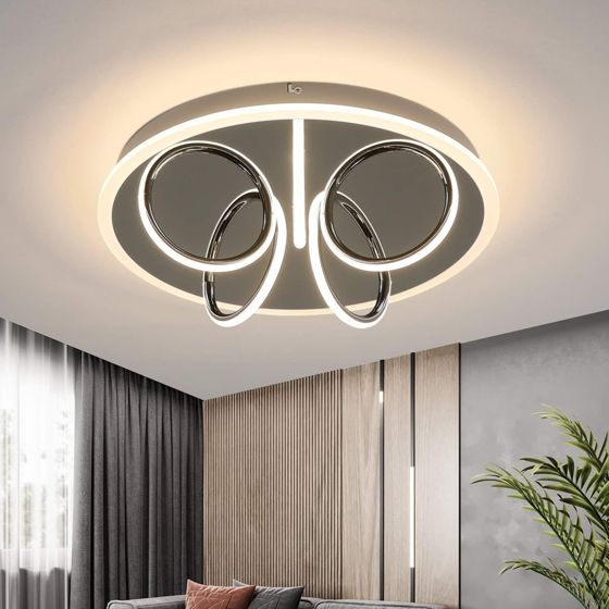NETTLIFE LED - loftlampe til stuen, varmt hvidt lys, 41 W, 3000 K, 43 x 12,5 cm, moderne lampe til soveværelset