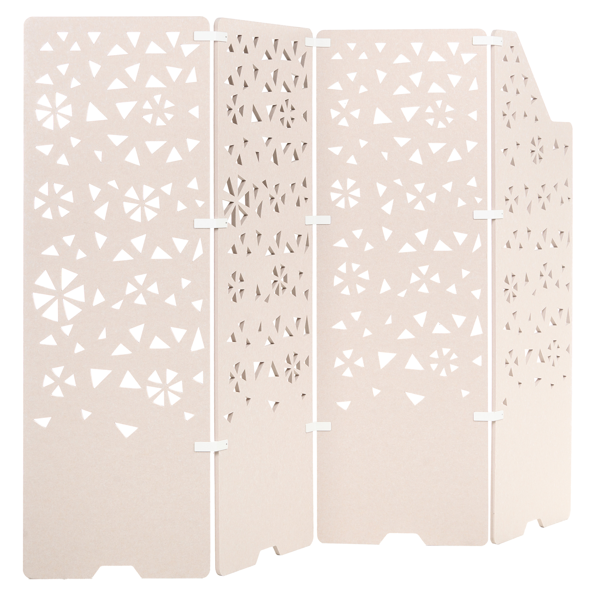 Rumdeler til kontor STARRY 240 x 180 cm Lys Beige