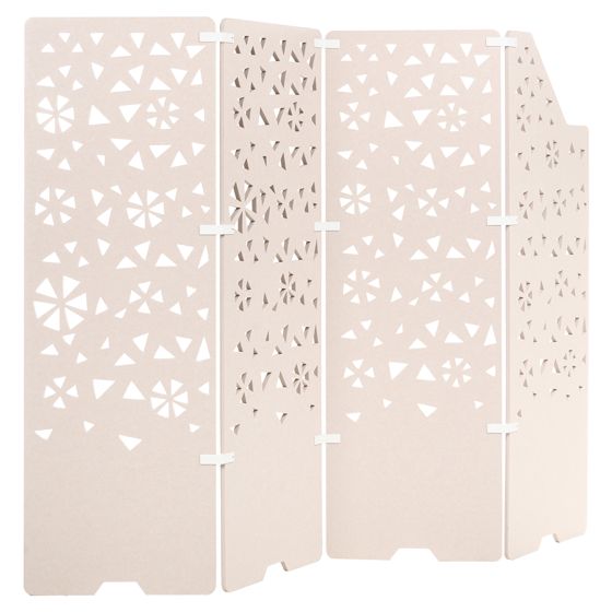 Rumdeler til kontor STARRY 240 x 180 cm Lys Beige