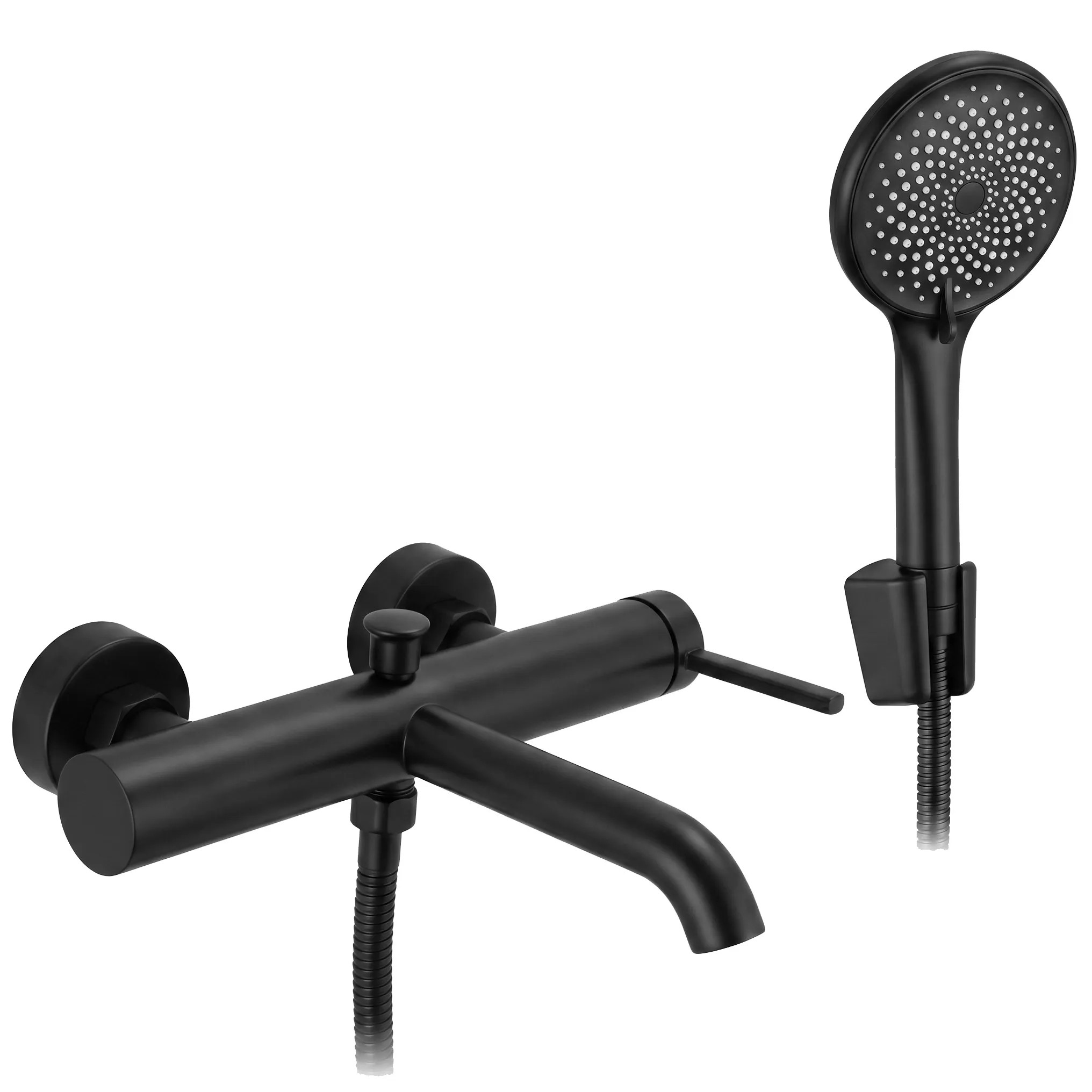 REA badekarsarmatur RIVO Sort, 22,5x15x6cm