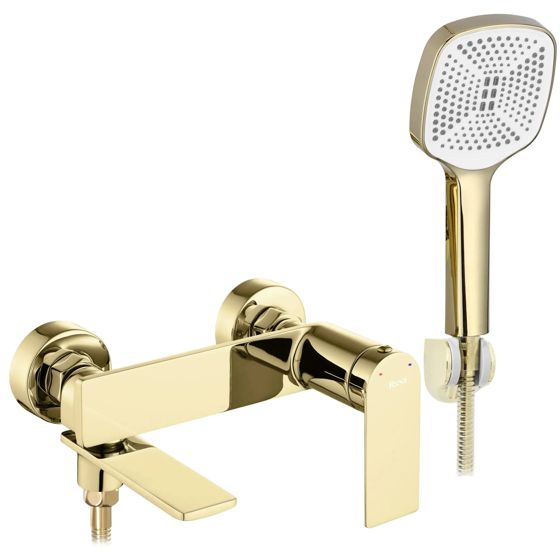 REA badekarsarmatur MY1902-3G STORM Guld, 14,5x19,5x12cm