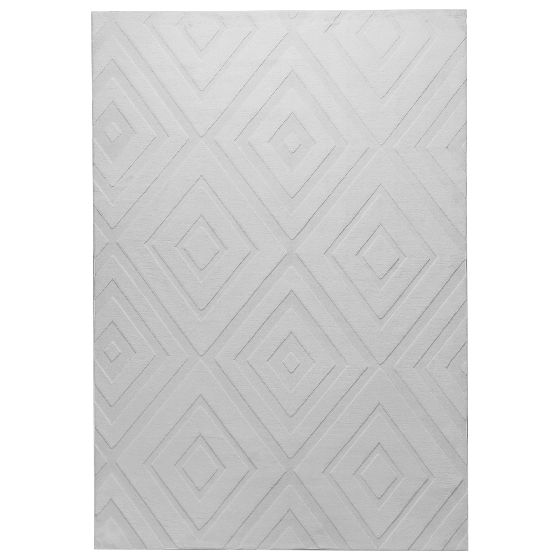 Gulvtæppe BORAH Lysegrå 160 x 230 cm