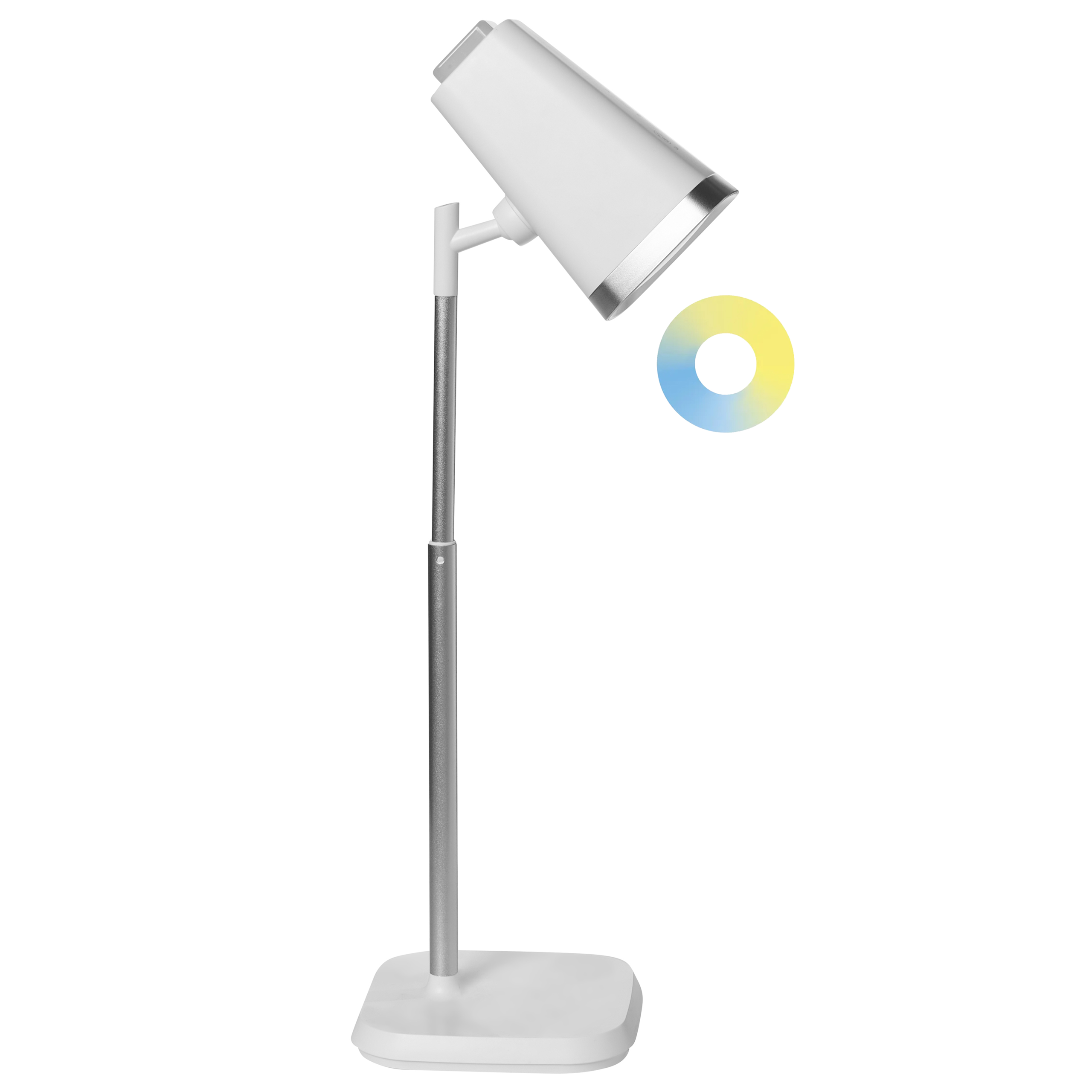 Trådløs LED-bordlampe MUSCA Med dæmpning Hvid
