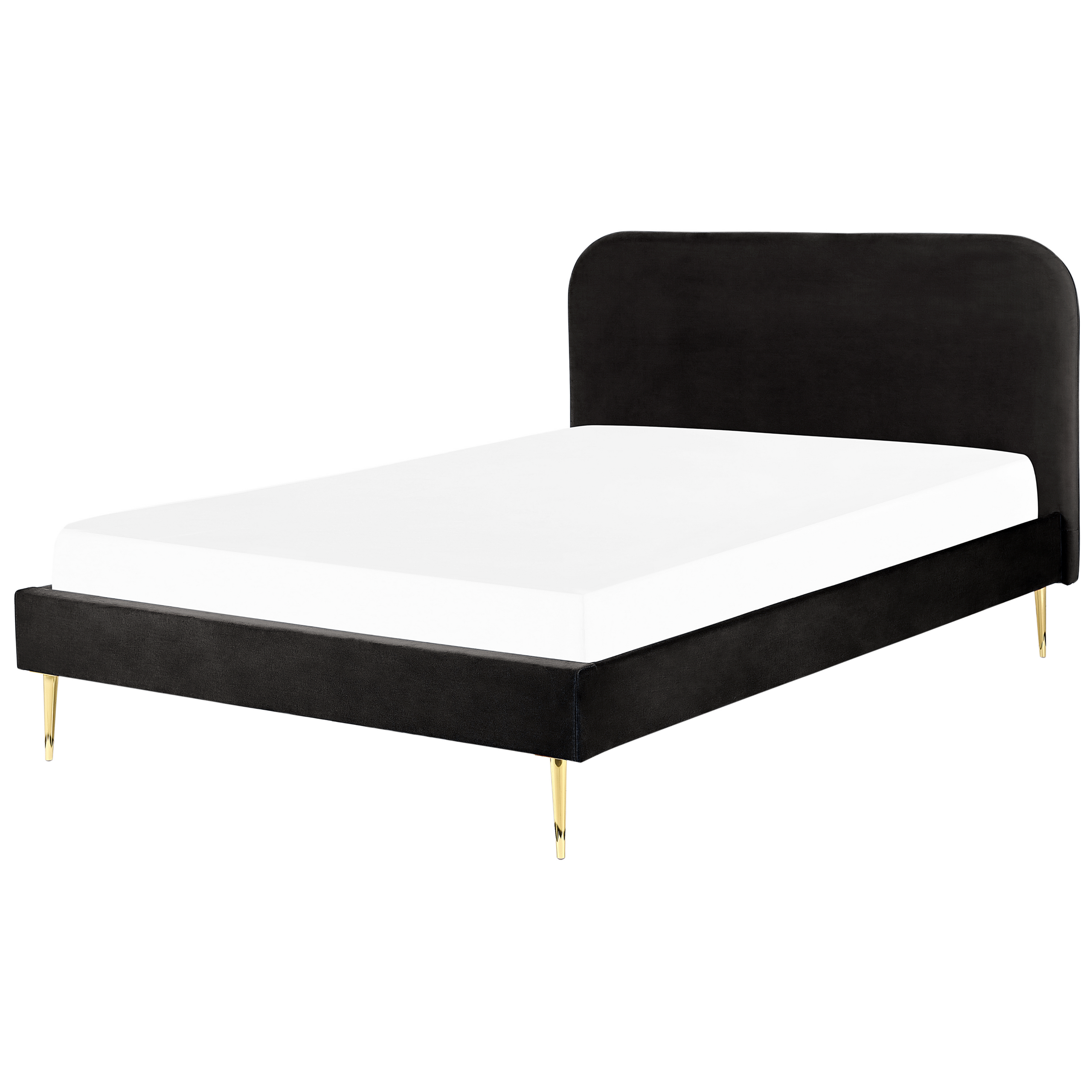 Seng Velour FLAYAT 160 x 200 cm Sort
