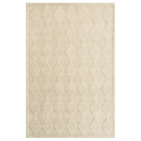 Gulvtæppe LUNARA Lys Beige 200 x 300 cm Uld
