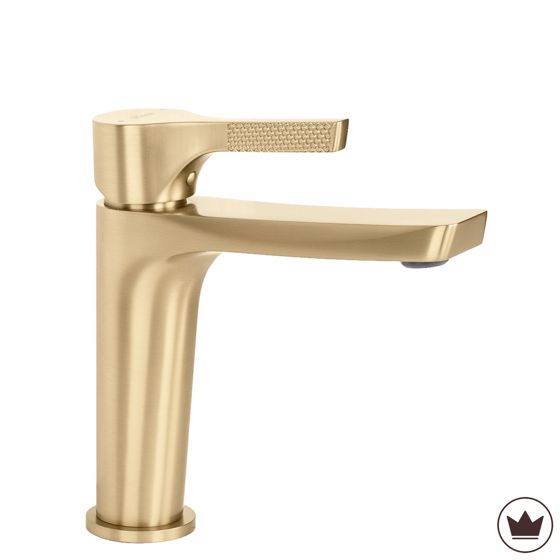 REA Premium håndvaskarmatur Maxim , Børstet guld, 12,5x16,8x17,3cm