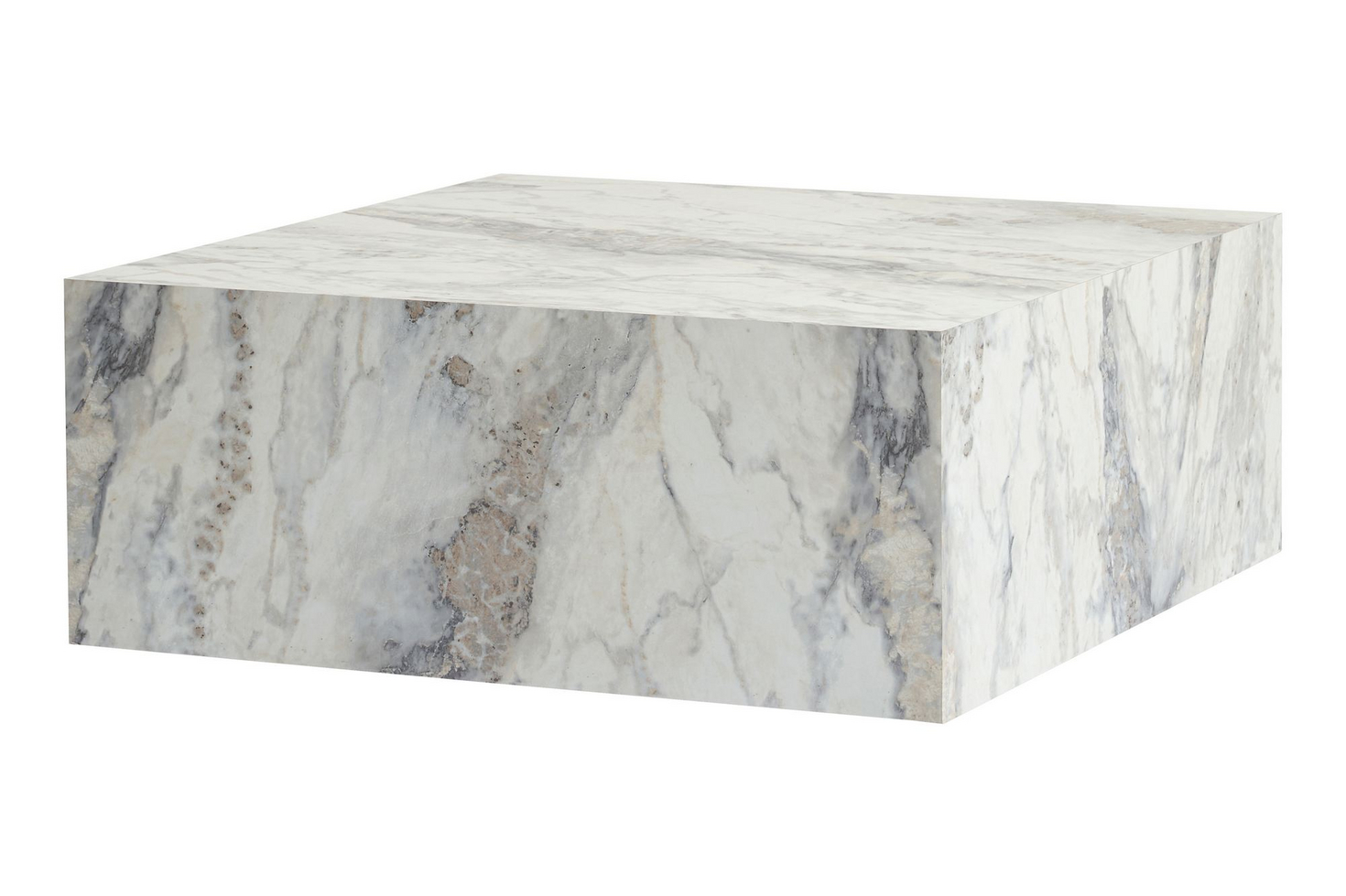 Norda Design Moderne sofabord, 90 x 35 x 90 cm | 100% MDF, 18 mm tyk | stilfuldt og funktionelt design