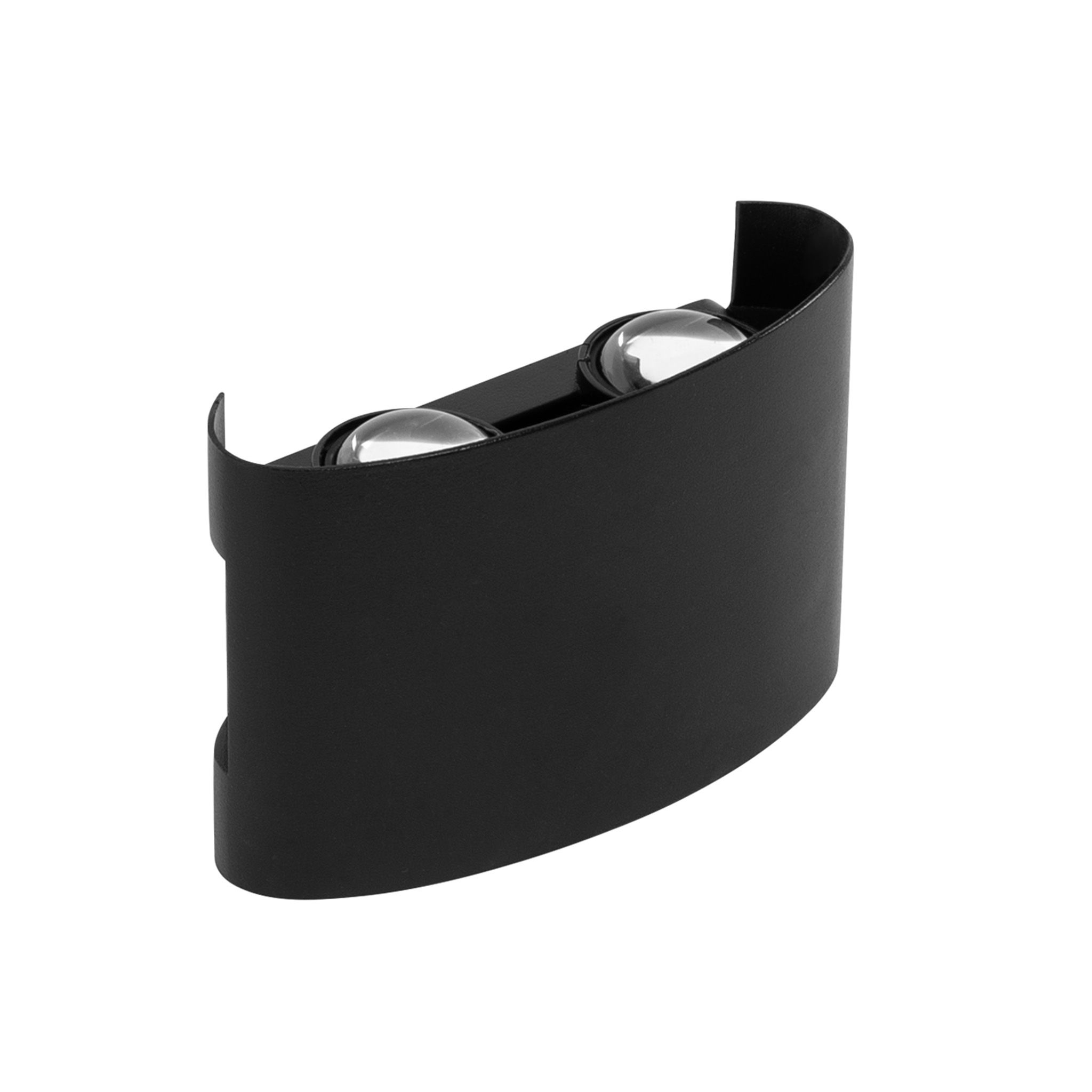 TOOLIGHT facadelampe JNH039-4G sort, 3,5x11,5x7,5cm
