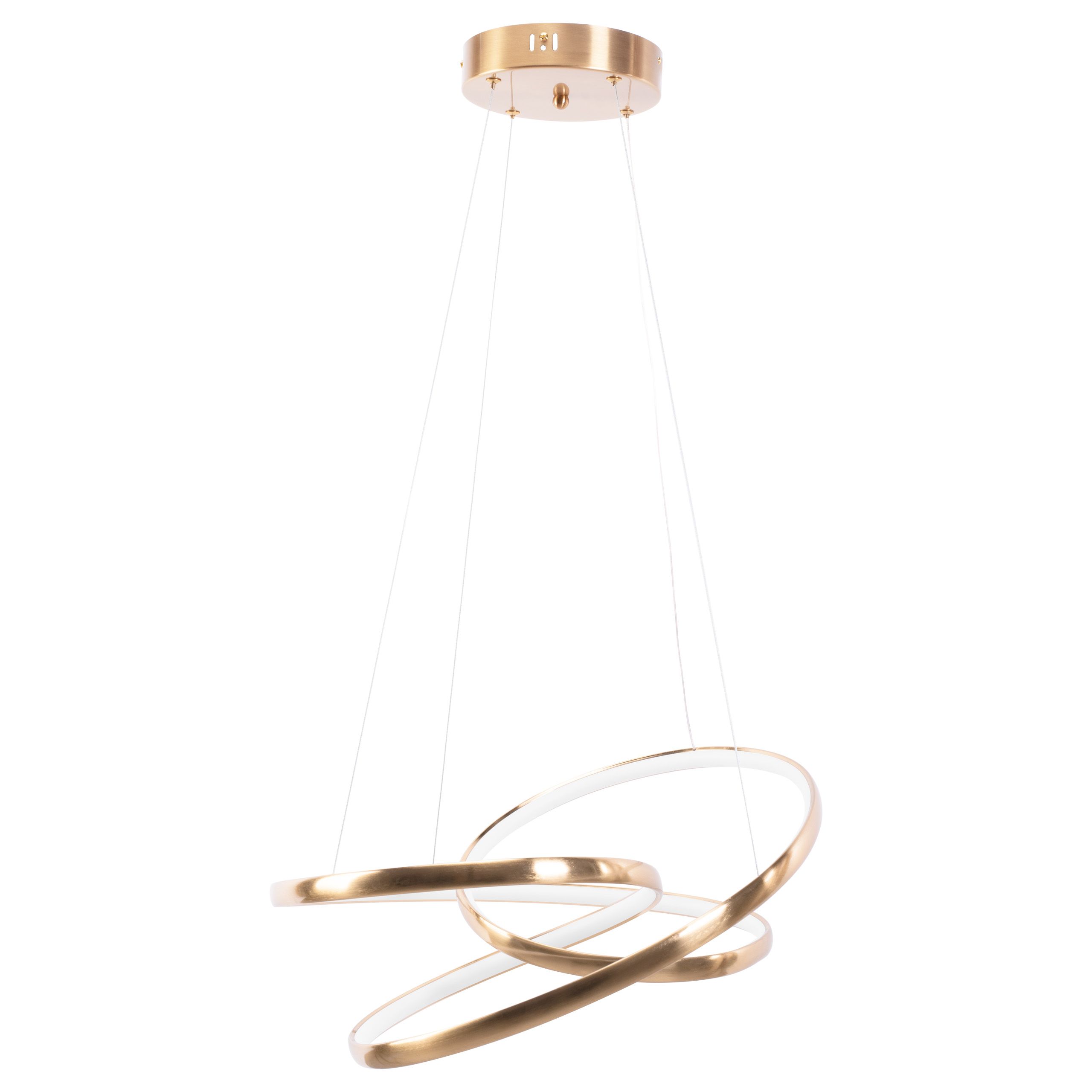 TOOLIGHT hængende loftlampe LED G005-CP Guld 50x50x15cm