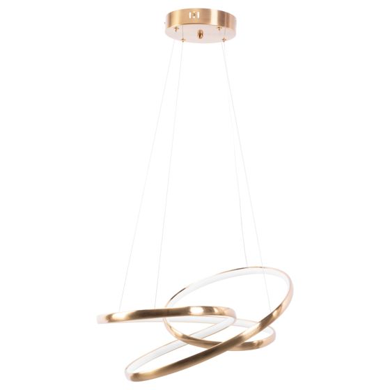 TOOLIGHT hængende loftlampe LED G005-CP Guld 50x50x15cm