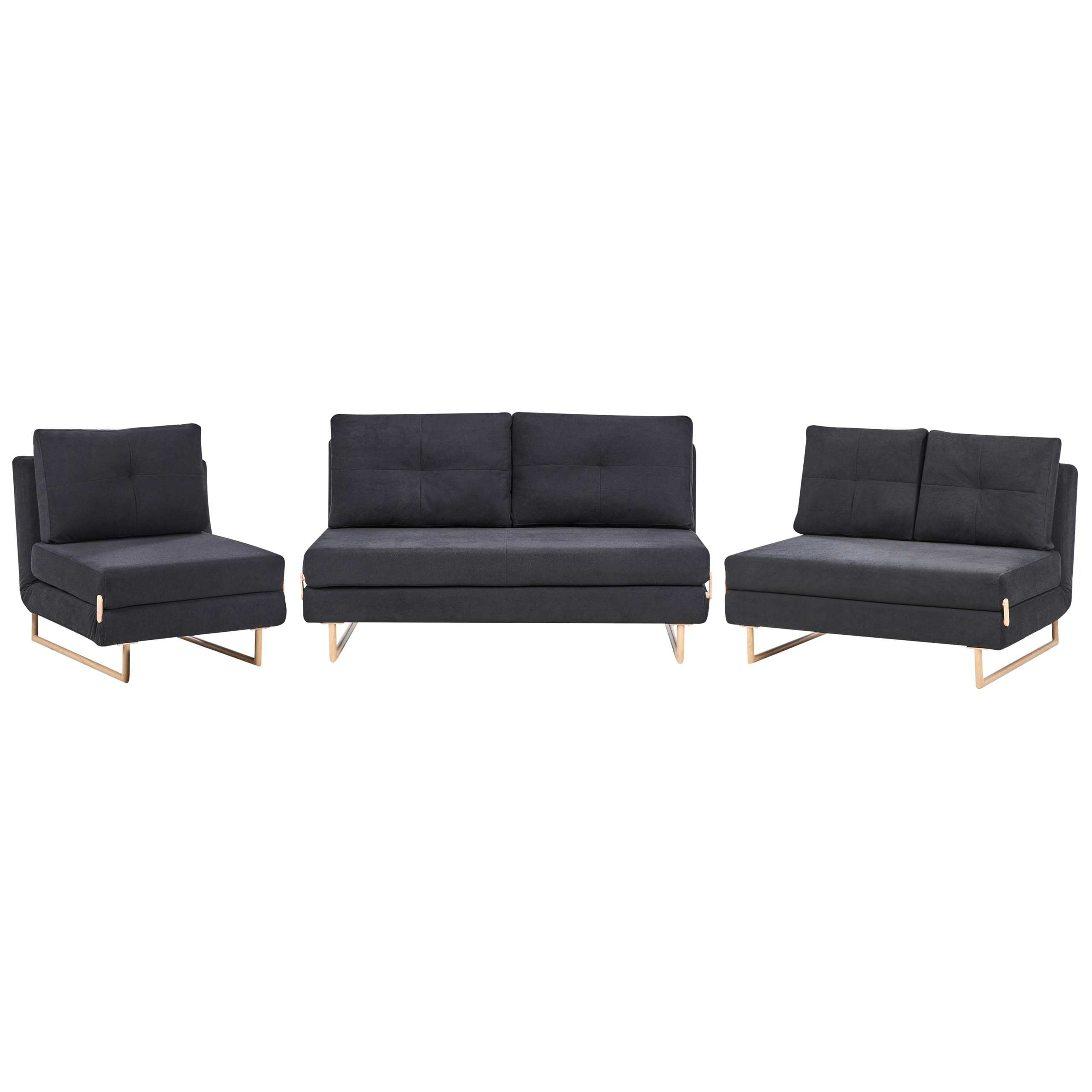 Sofasæt 6 personers JERSLEV Sort