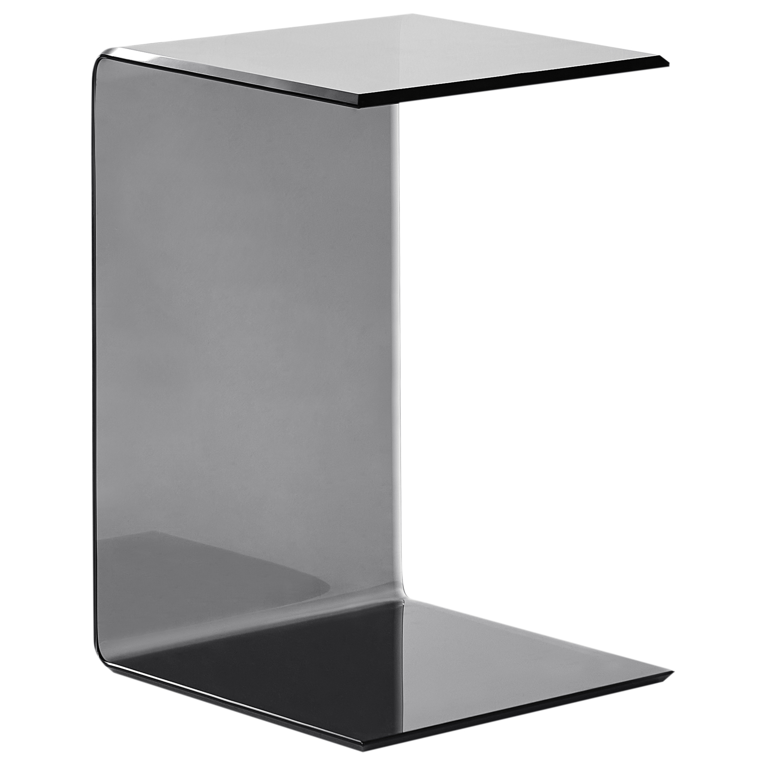 Bord LOURDES Hærdet glas Sort