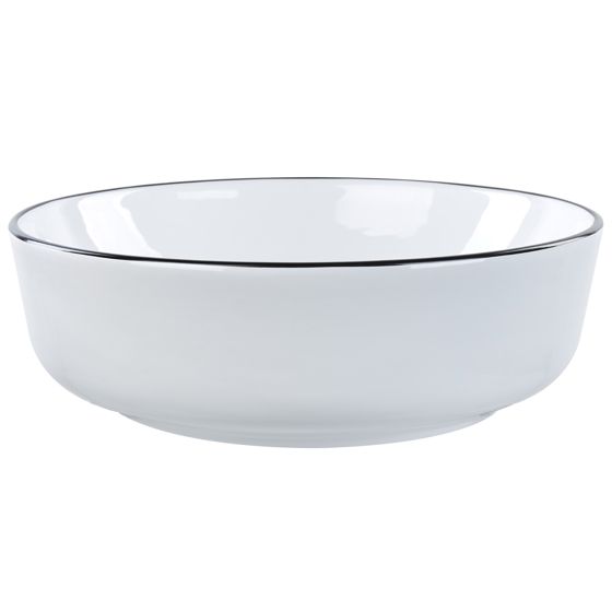 Vask til bordplade XERT ⌀ 42 cm Keramik Hvid