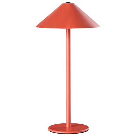 Trådløs LED-bordlampe MODJO Med dæmpning Metal Rød