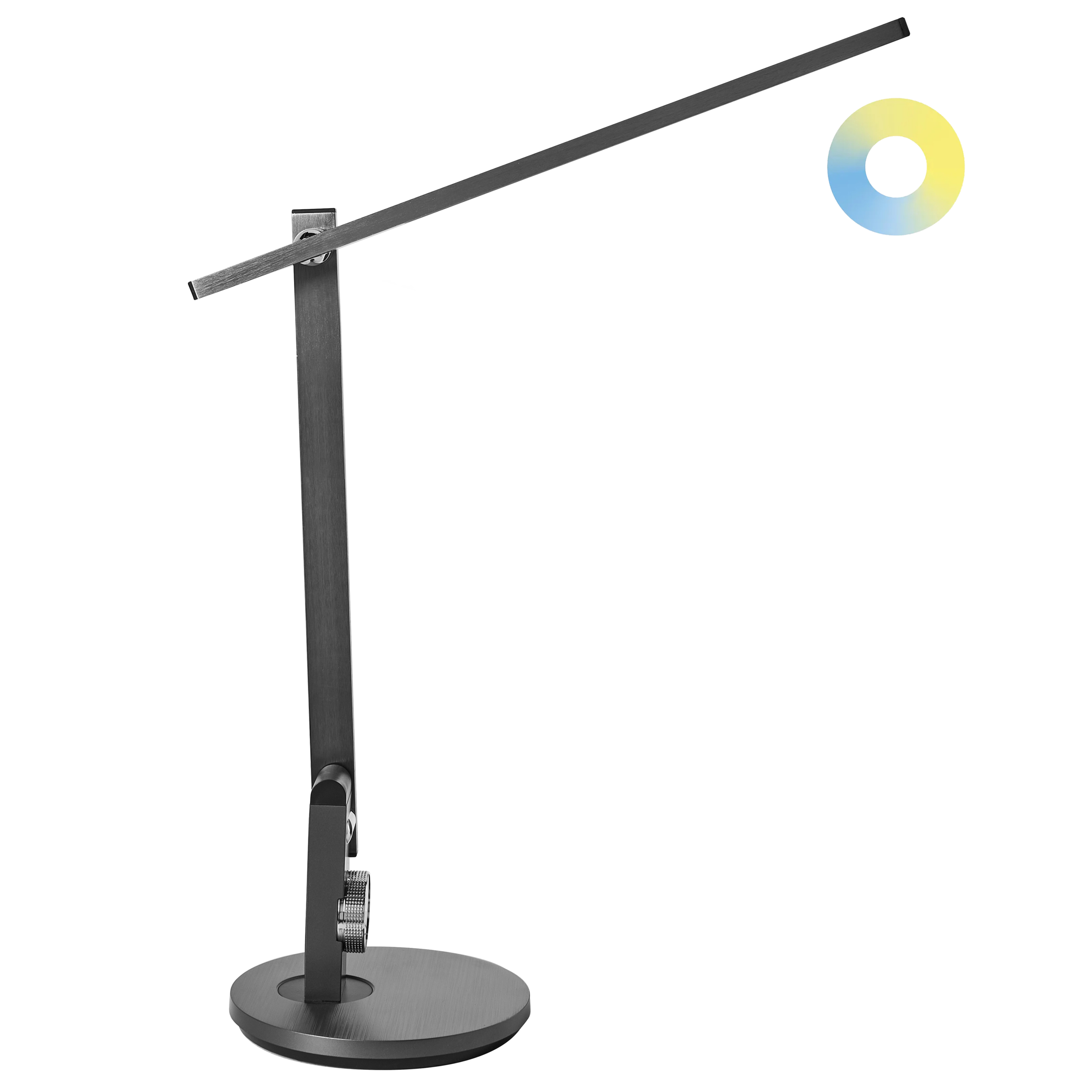 LED skrivebordslampe CETUS Med dæmpning Grå