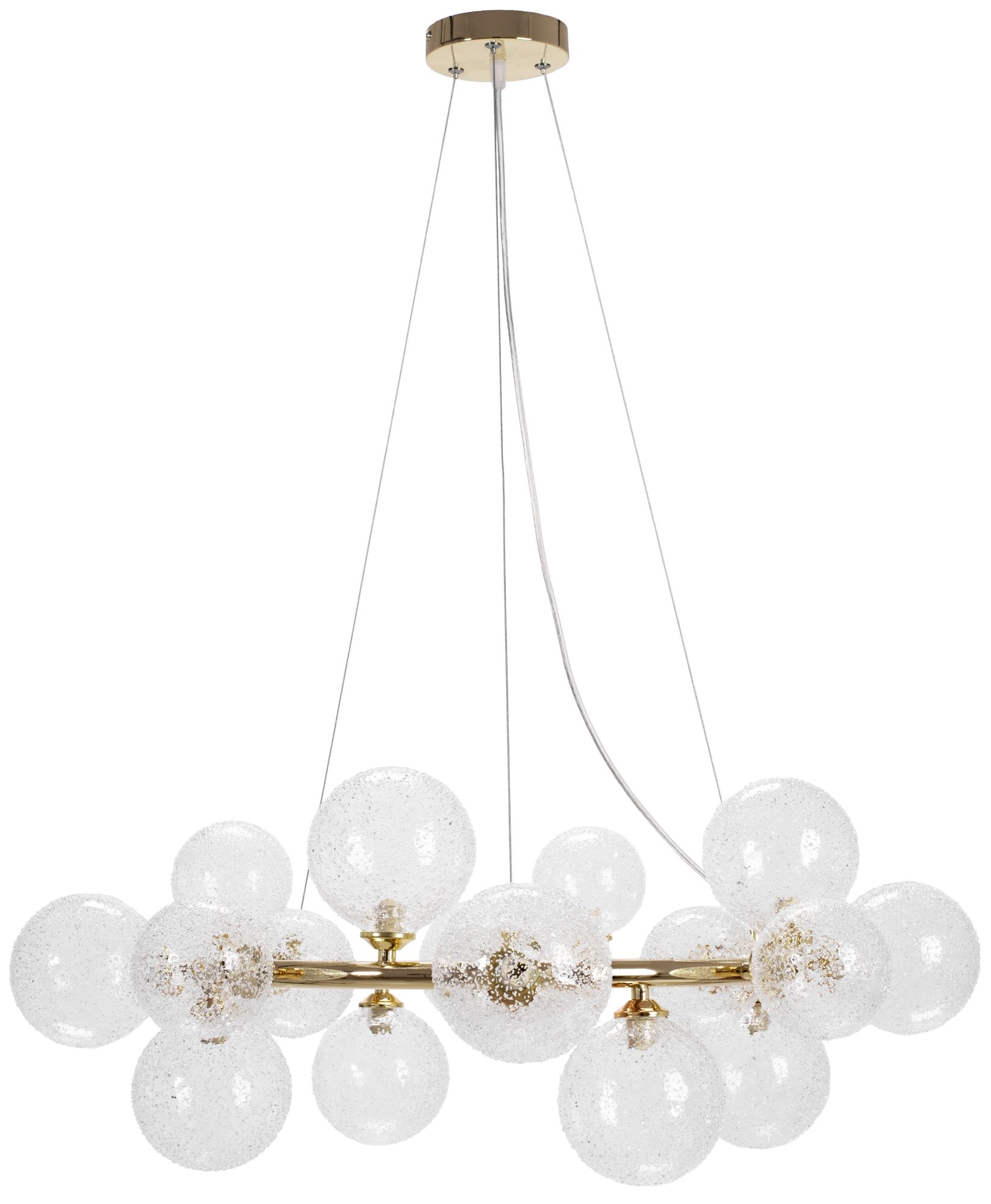 TOOLIGHT hængende loftlampe APP907-20CP Guld 28x82x110cm