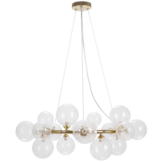 TOOLIGHT hængende loftlampe APP907-20CP Guld 28x82x110cm