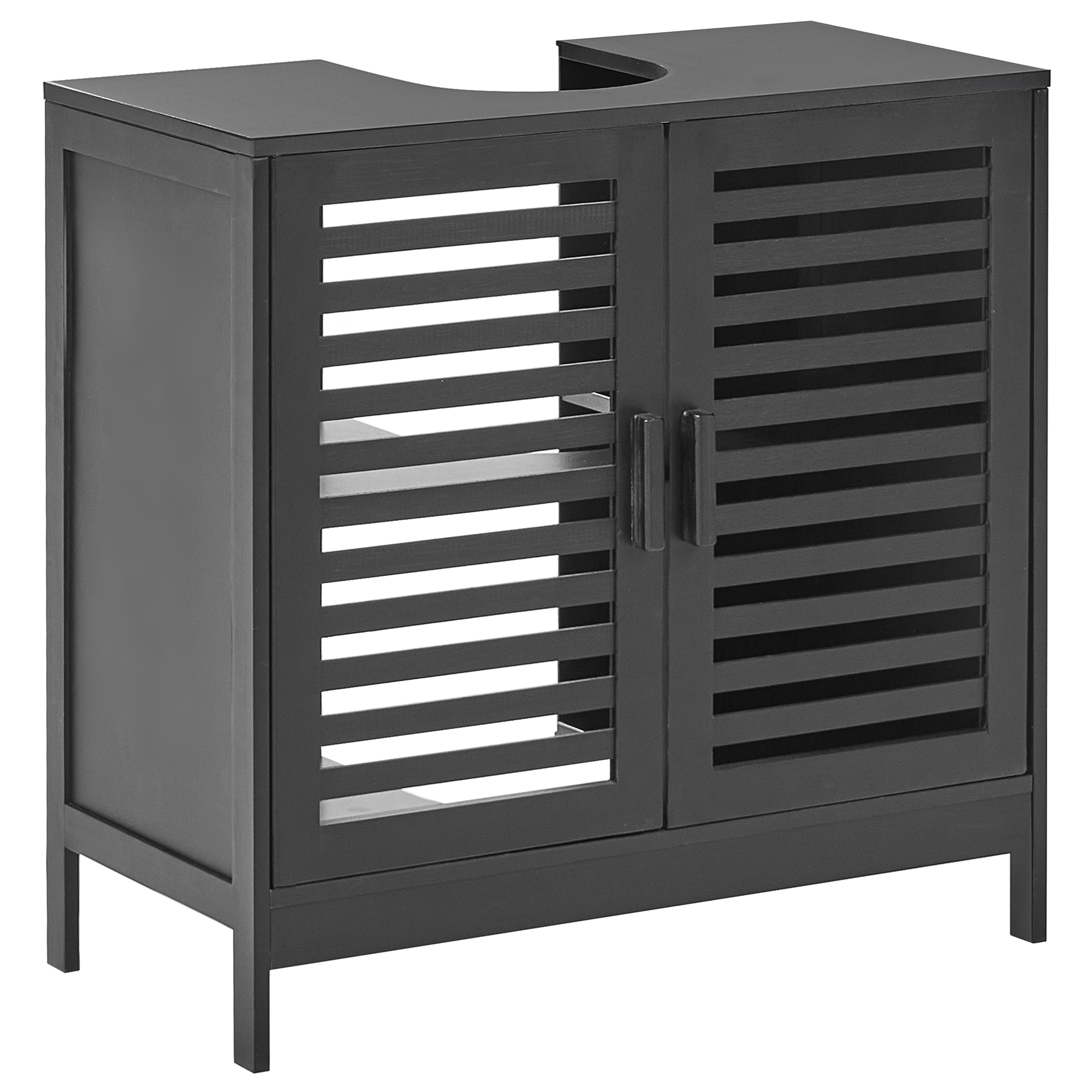 Vaskeskab MISSOULA 60 cm Bambus Sort