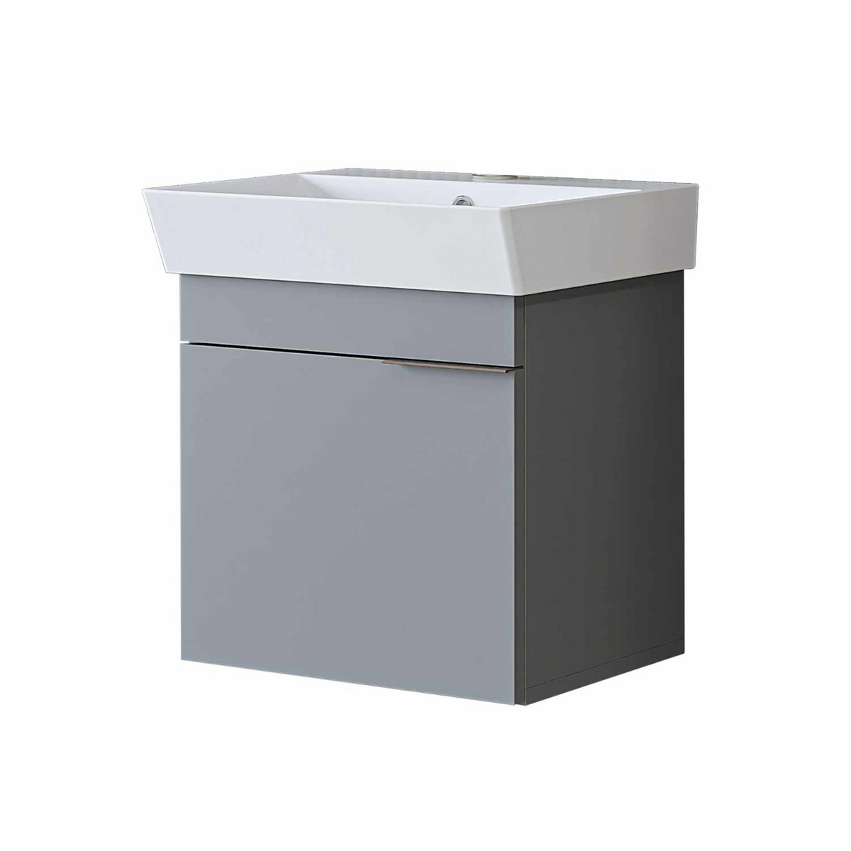 Norda Design Badeværelsesskab med håndvask Likya 49 38.6 x 49 x 54 cm