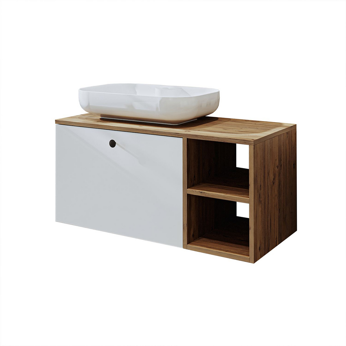 Norda Design Badeværelsesskab med håndvask Pavia 45 x 95 x 58 cm