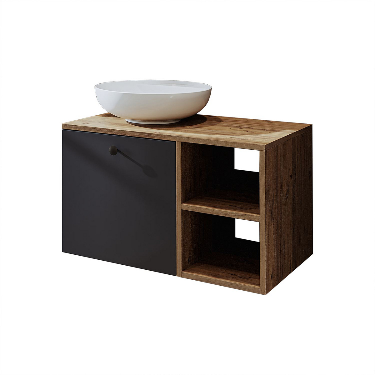 Norda Design Badeværelsesskab med håndvask Portofino 45 x 75 x 58 cm