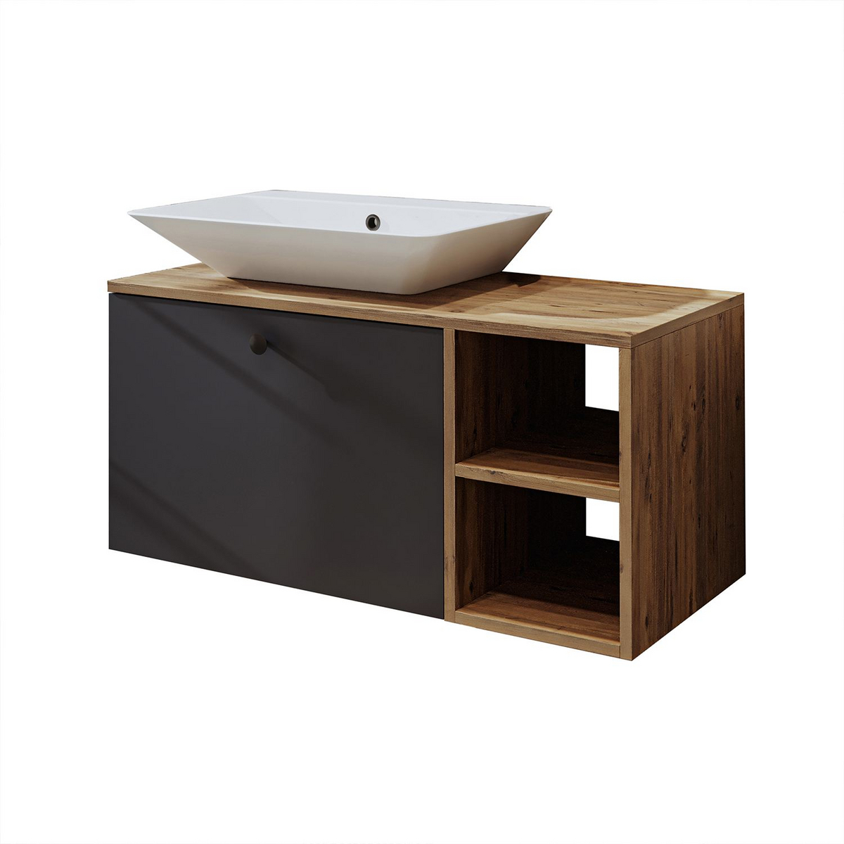 Norda Design Badeværelsesskab med håndvask Positano 45 x 95 x 56.5 cm