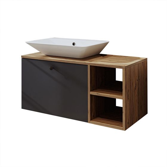Norda Design Badeværelsesskab med håndvask Positano 45 x 95 x 56.5 cm