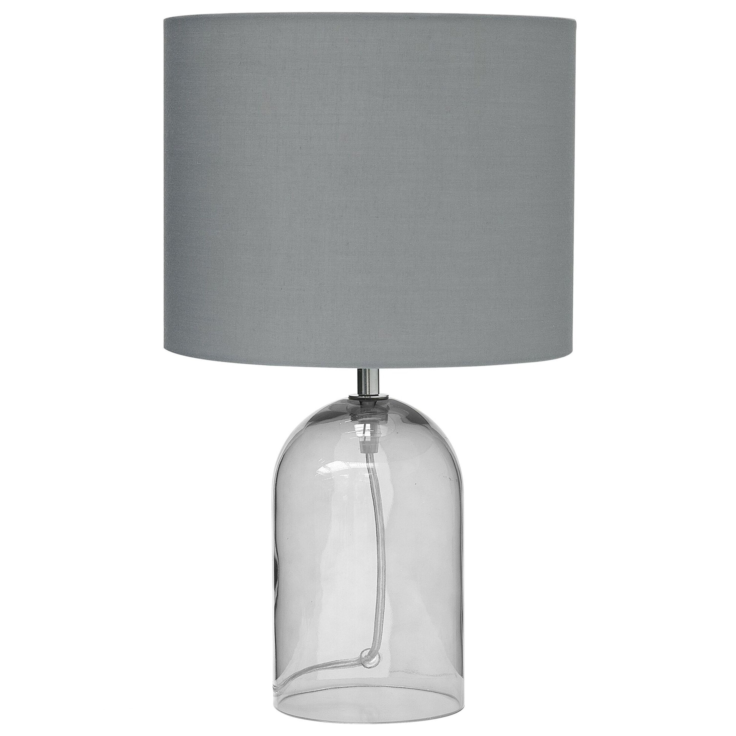 Bordlampe DEVOLL Glas Grå