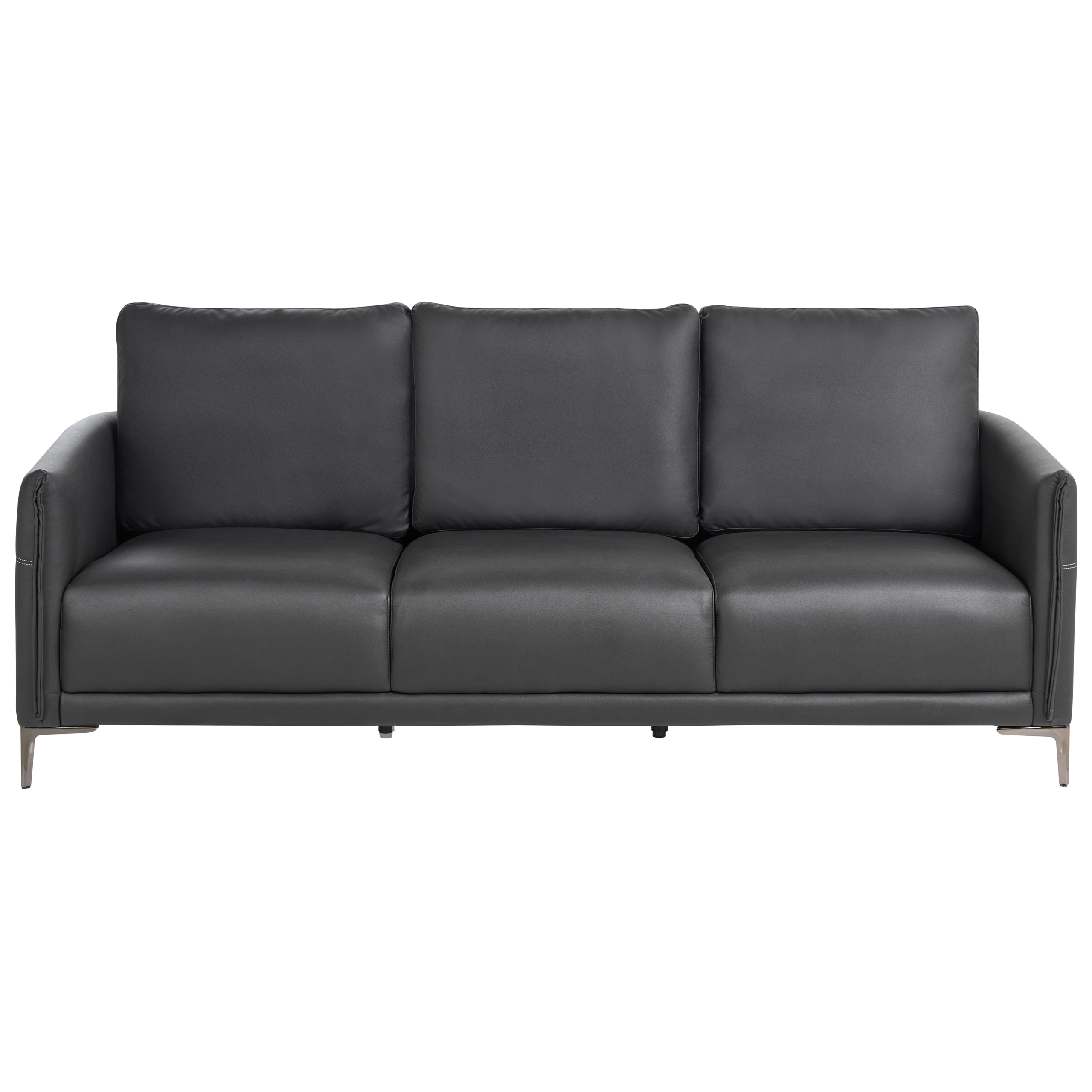 Sofa 3 personers CILENS Sort