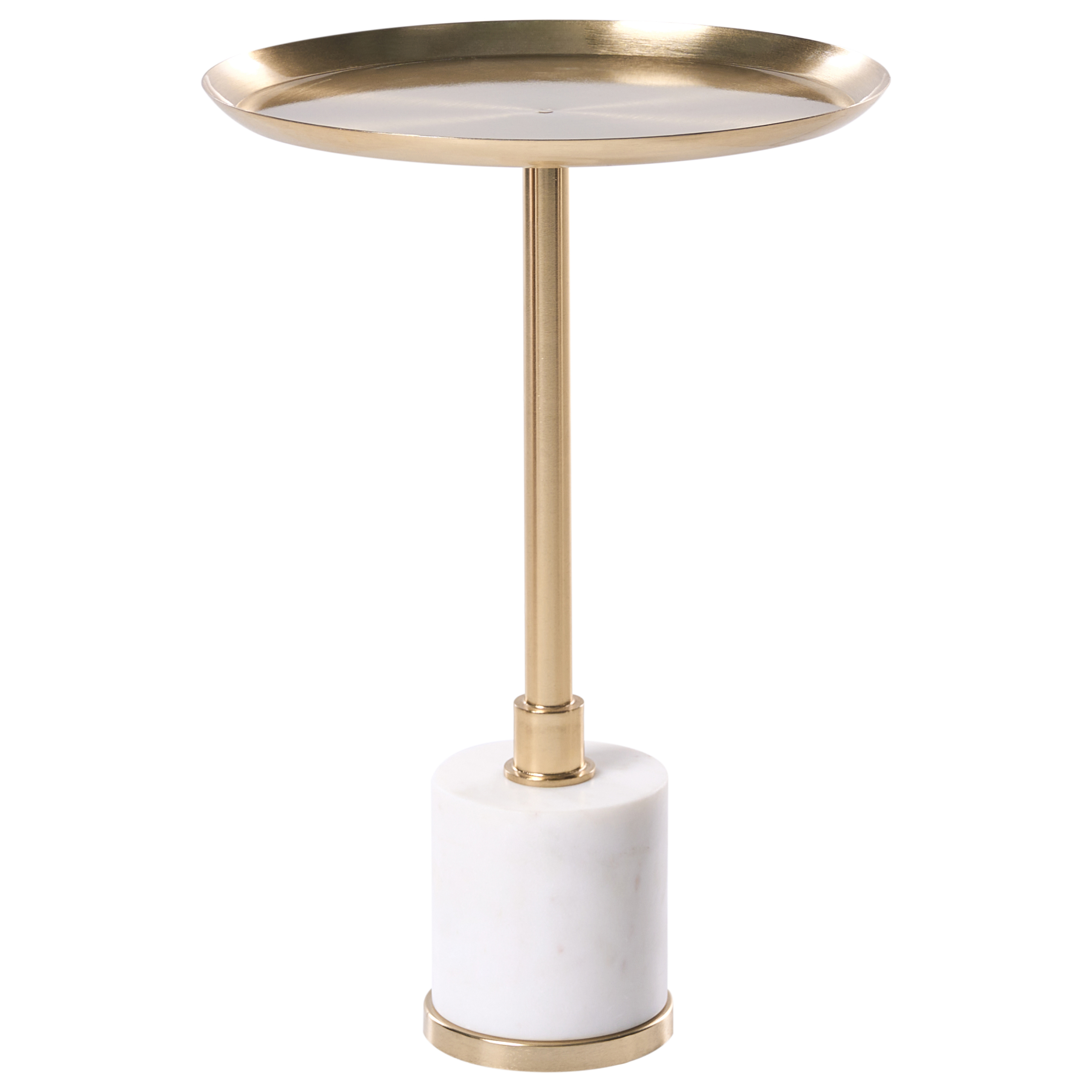 Bord CAMELO Metal Hvid marmor