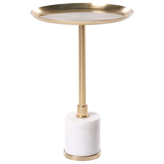 Bord CAMELO Metal Hvid marmor
