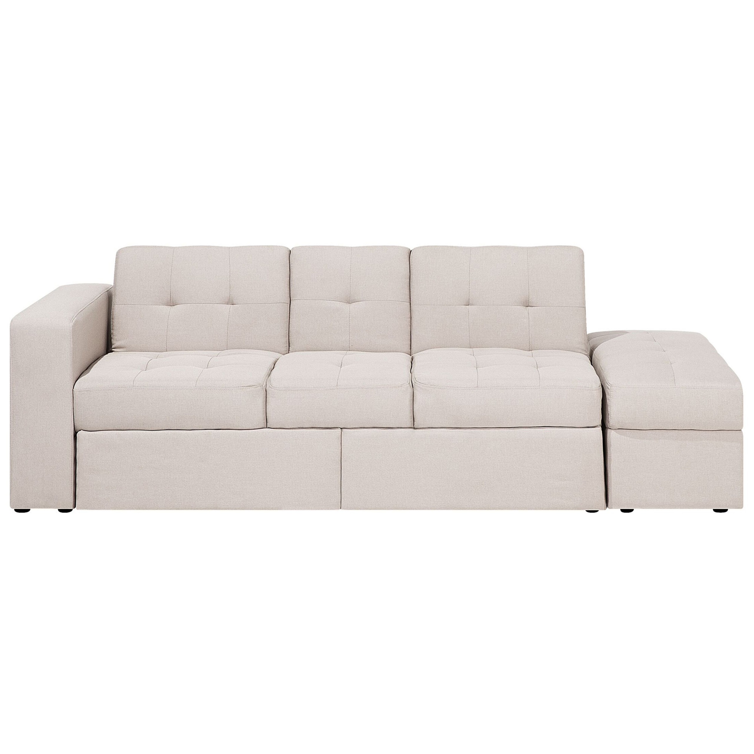 Sovesofa 3 personers FALSTER med opbevaring Beige