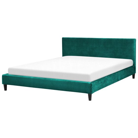 Seng Velour FITOU 180 x 200 cm Mørkegrøn