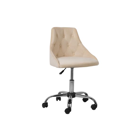 Skrivebordsstol PARRISH Velour Beige