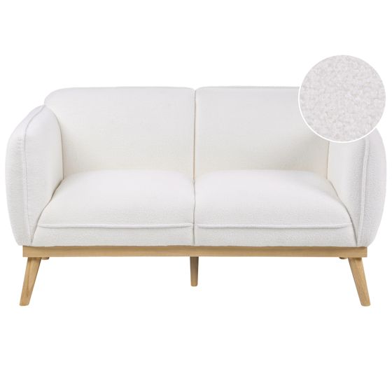 Sofa 2 personers LJUNG Boucle Hvid