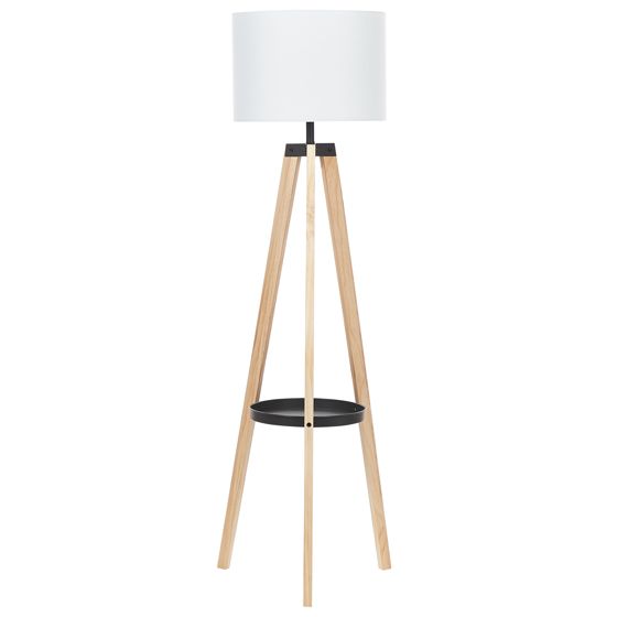 Gulvlampe BLUFF Fyretræ Hvid
