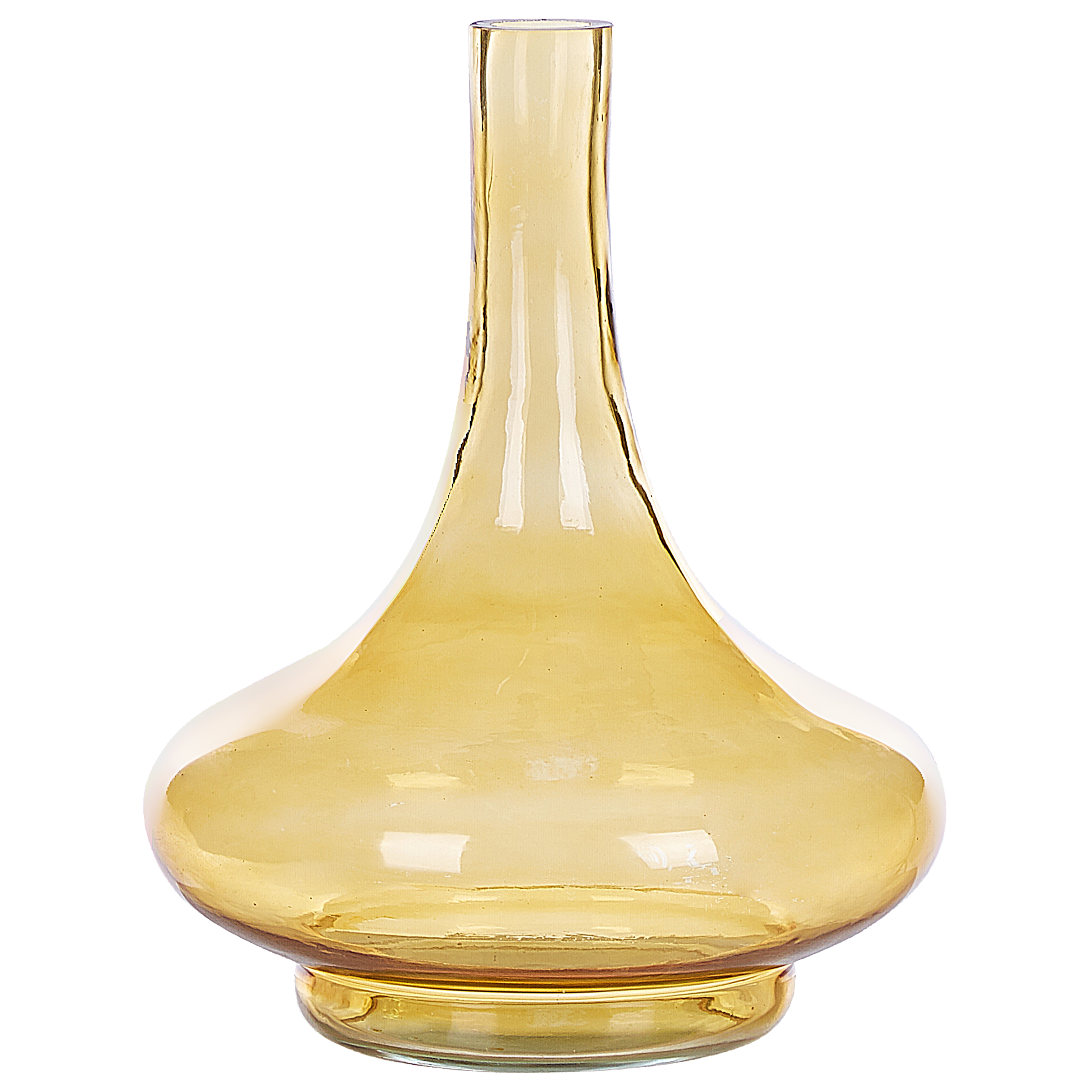 Dekovase PANEER 30 cm Glas Gul