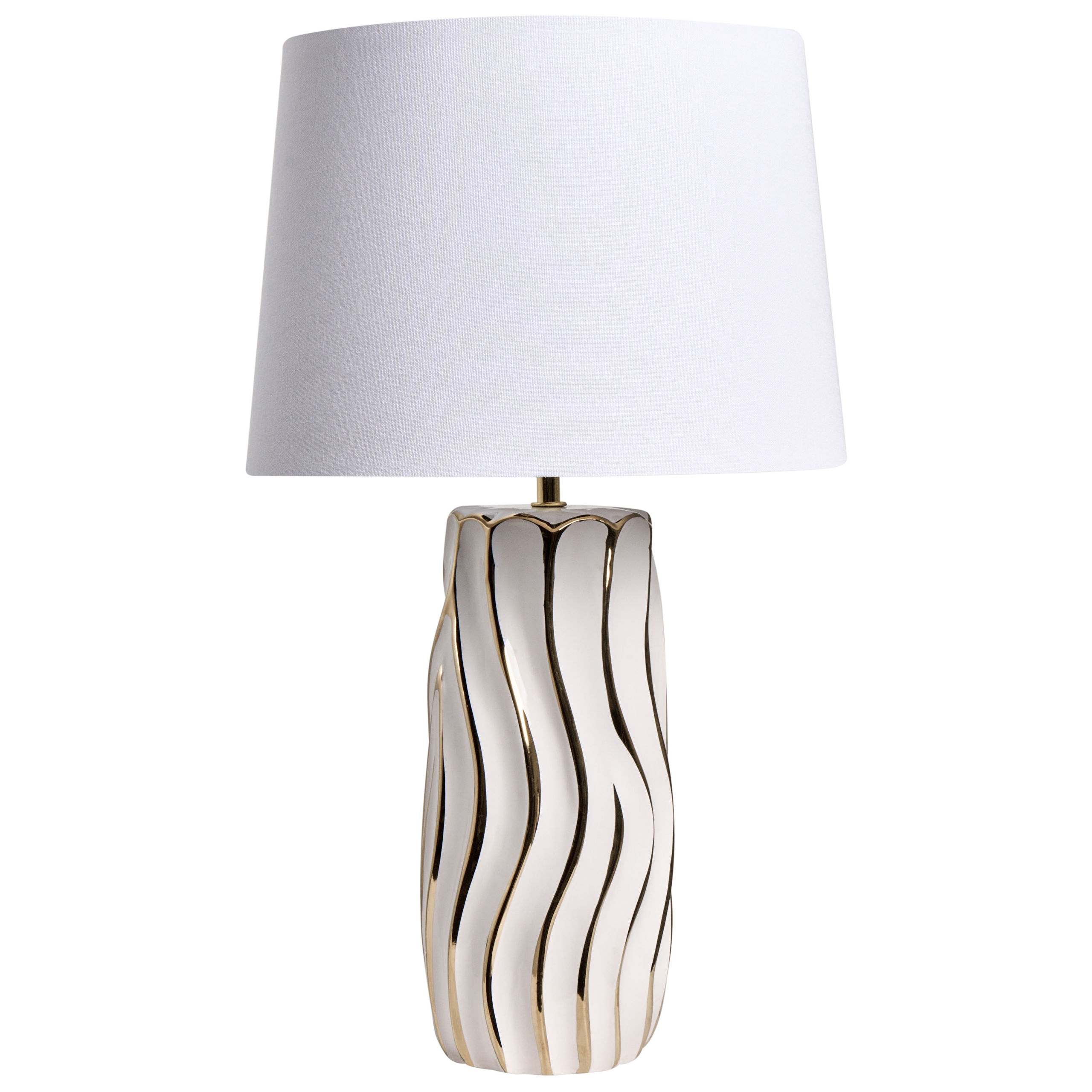 Bordlampe PATUCA Keramik Hvid