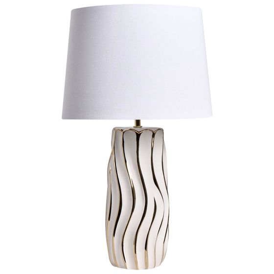 Bordlampe PATUCA Keramik Hvid