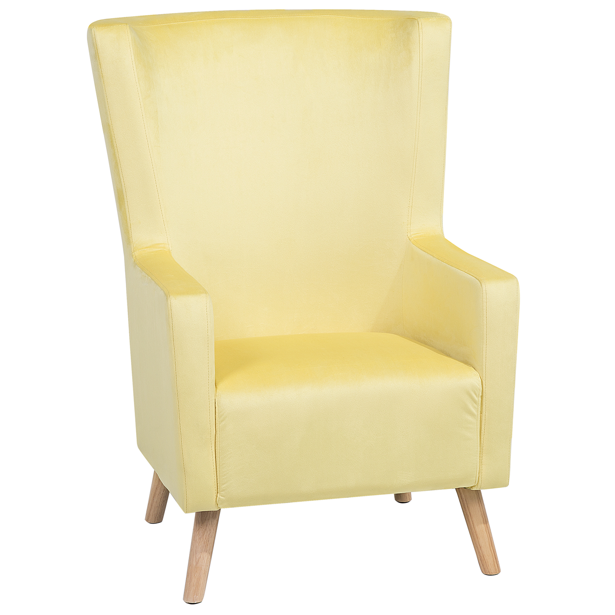 Øreklapstol ONEIDA Velour Gul