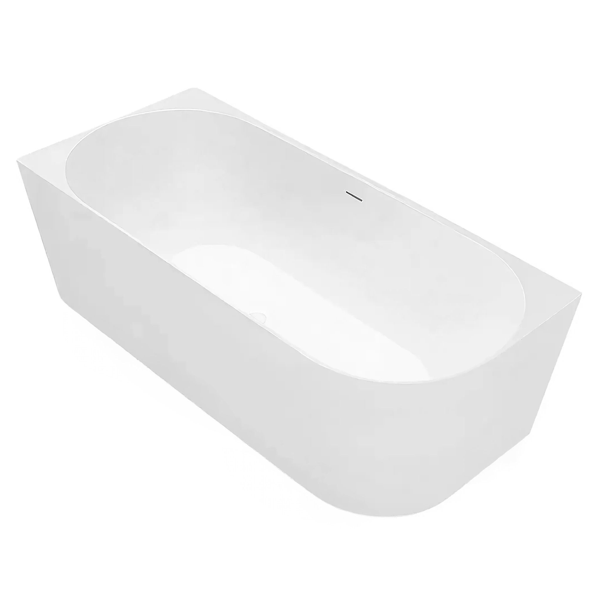 REA hjørnebadekar Bellanto Slim 150 Venstre Hvid, 150x74x58cm