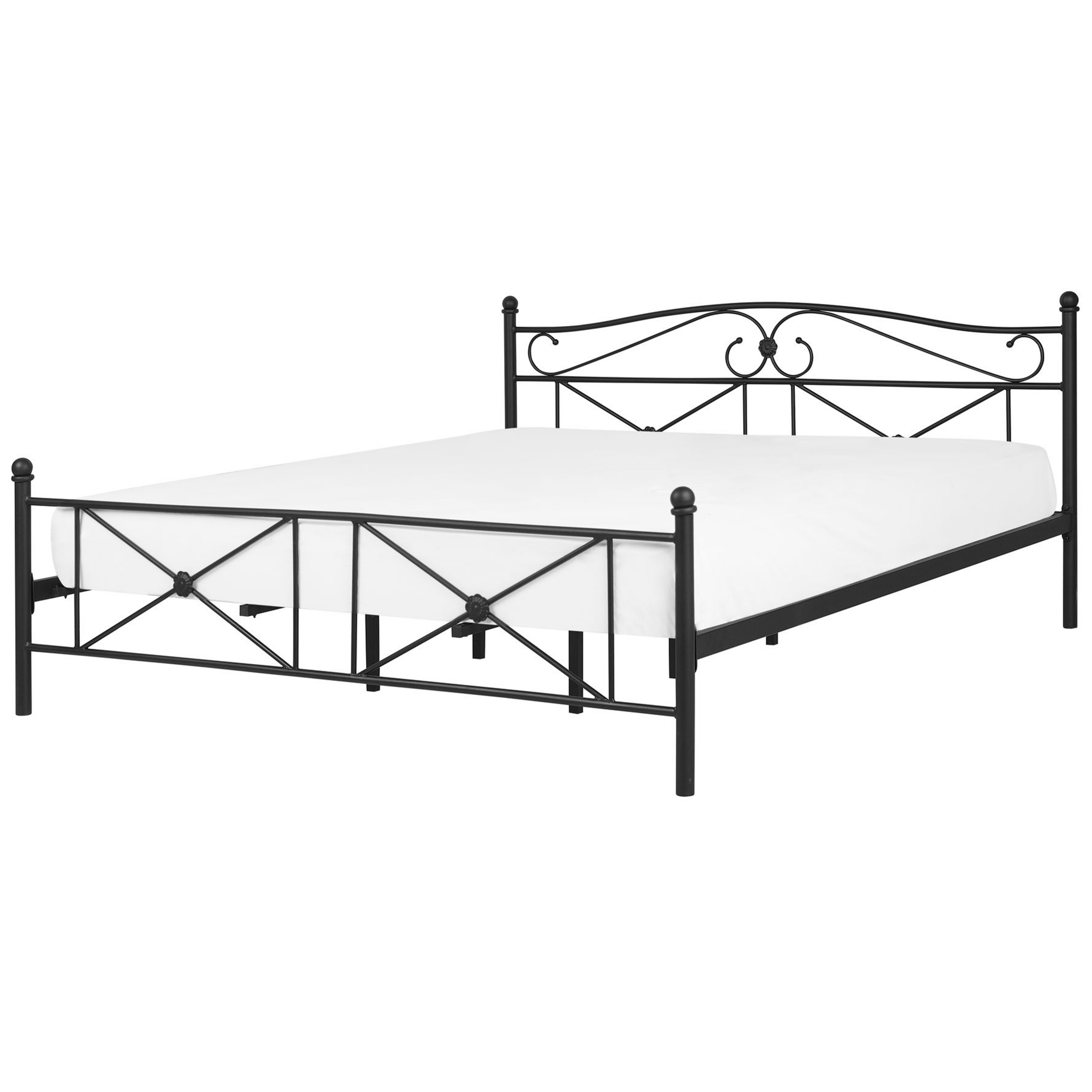 Seng Metal RODEZ 180 x 200 cm Sort