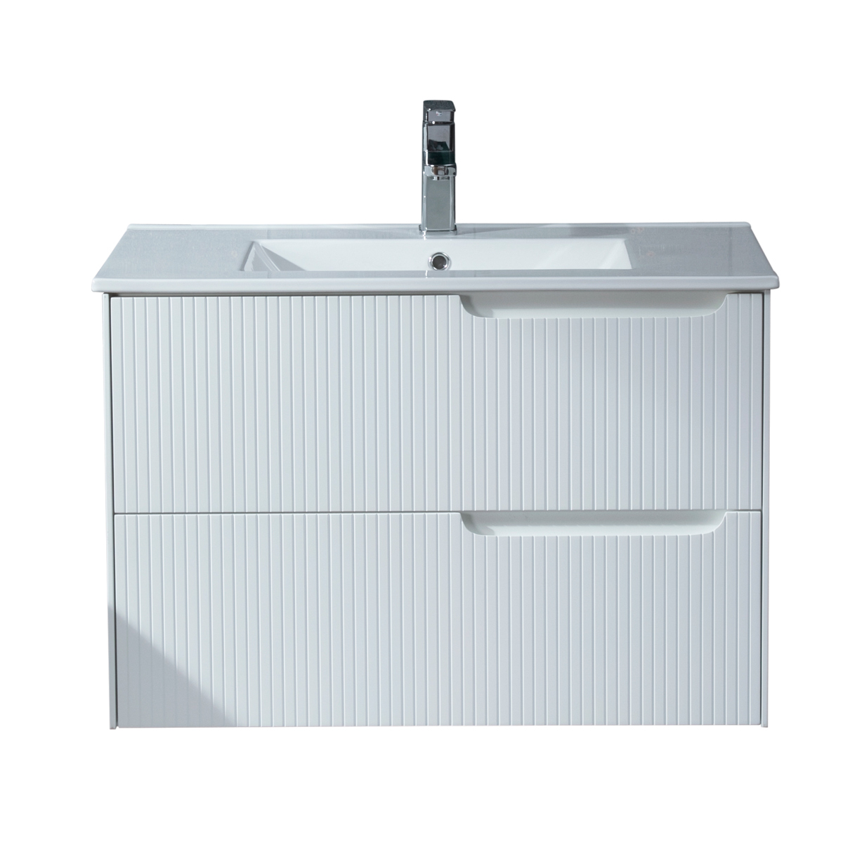Lykke Baderomsvaskeskab Polar Deluxe 80x46x55cm, hvit