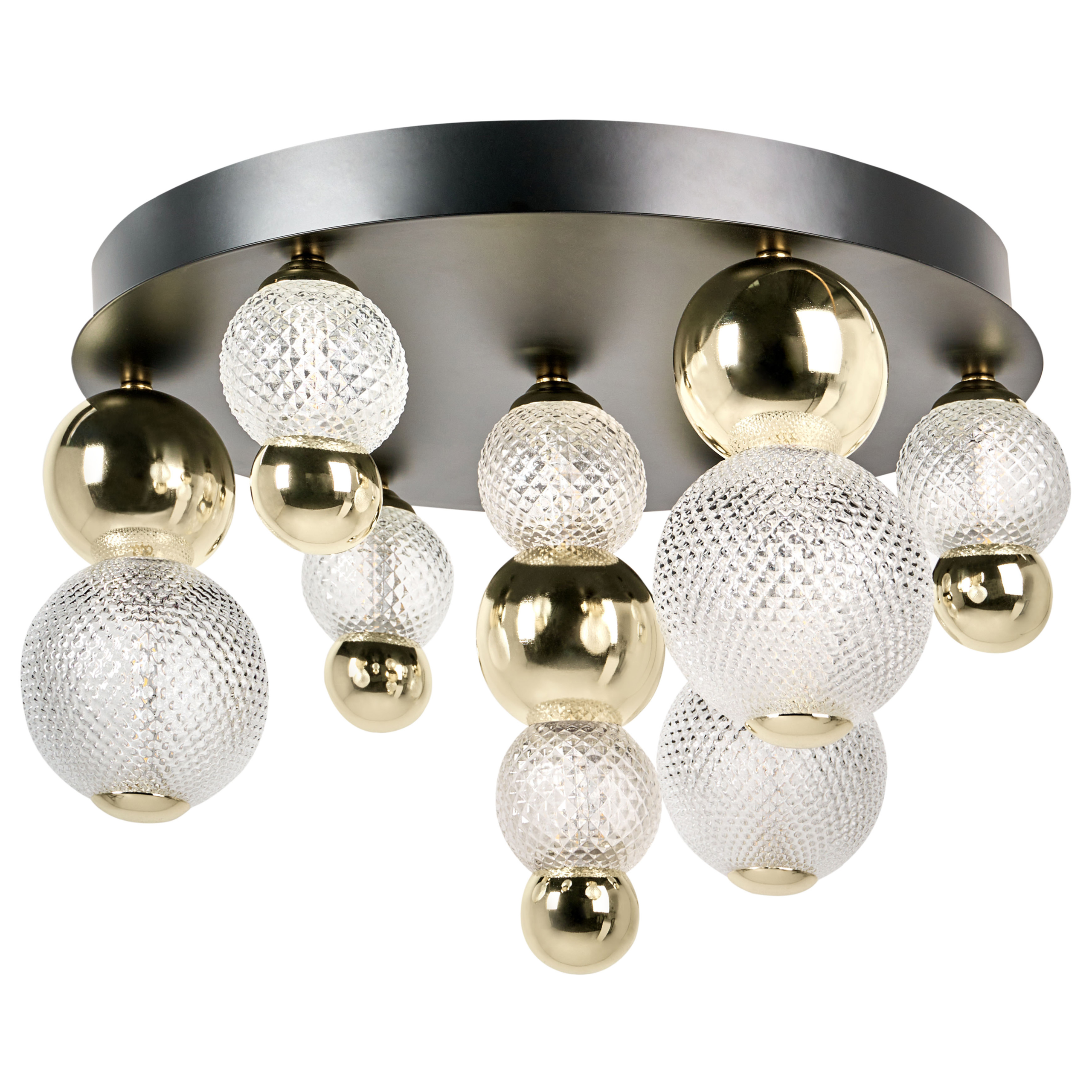 LED loftslampe SORA Glas Guld