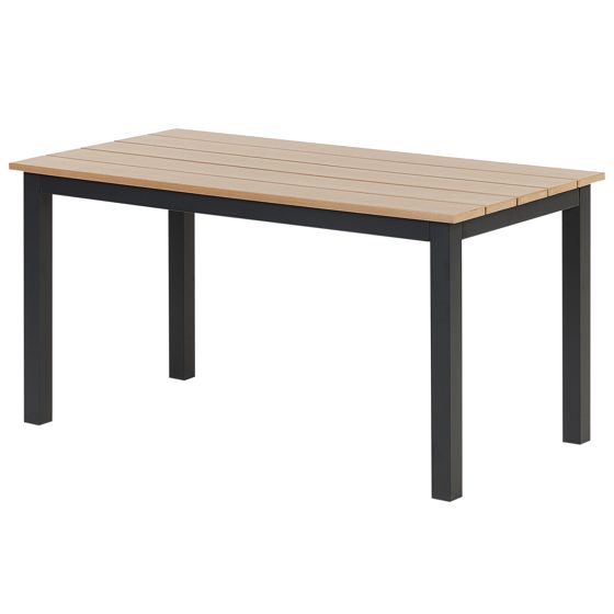 Havebord MESSINA 100 cm 52 cm Sort