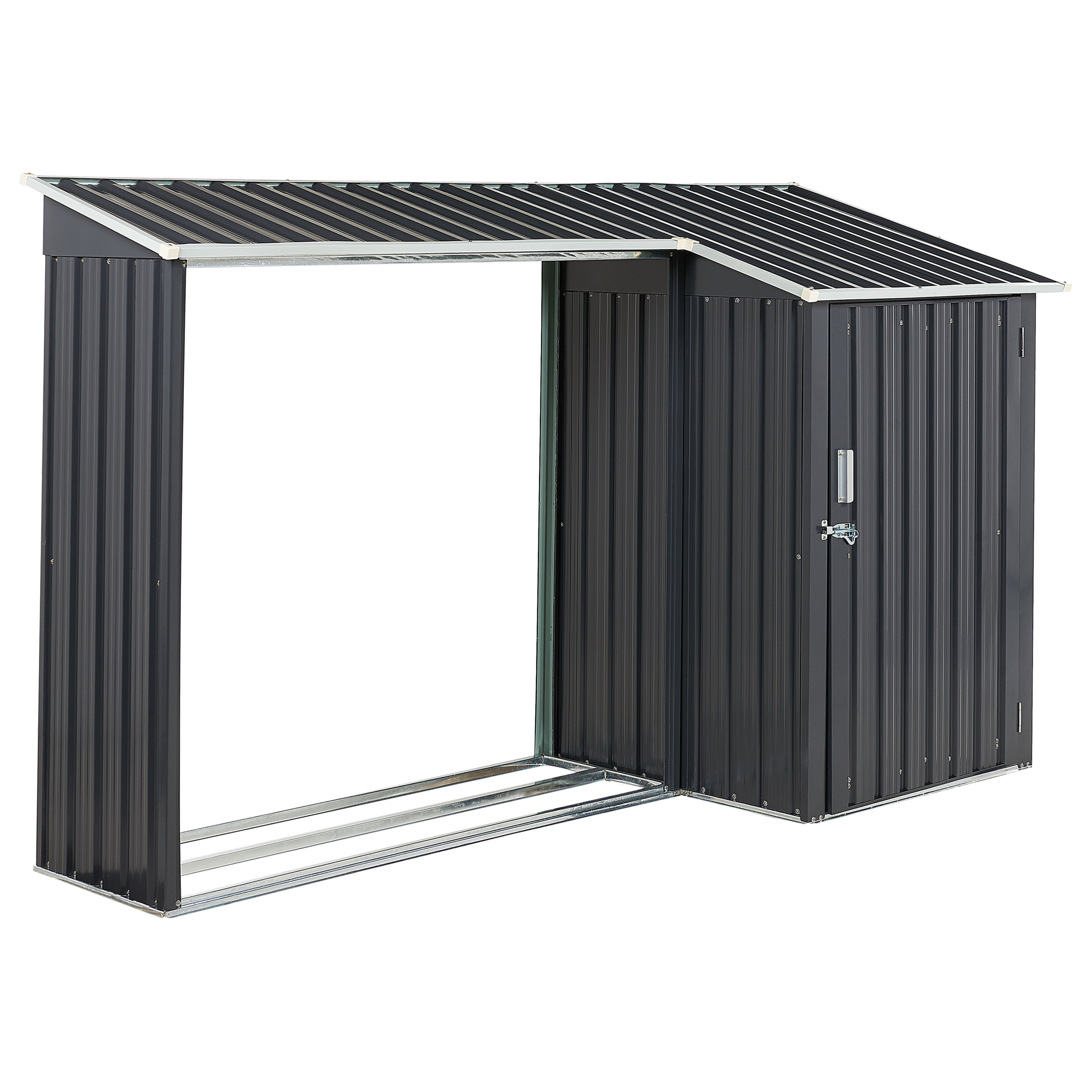 Værktøjsrum AOSTA 270 cm 105 cm Metal Sort