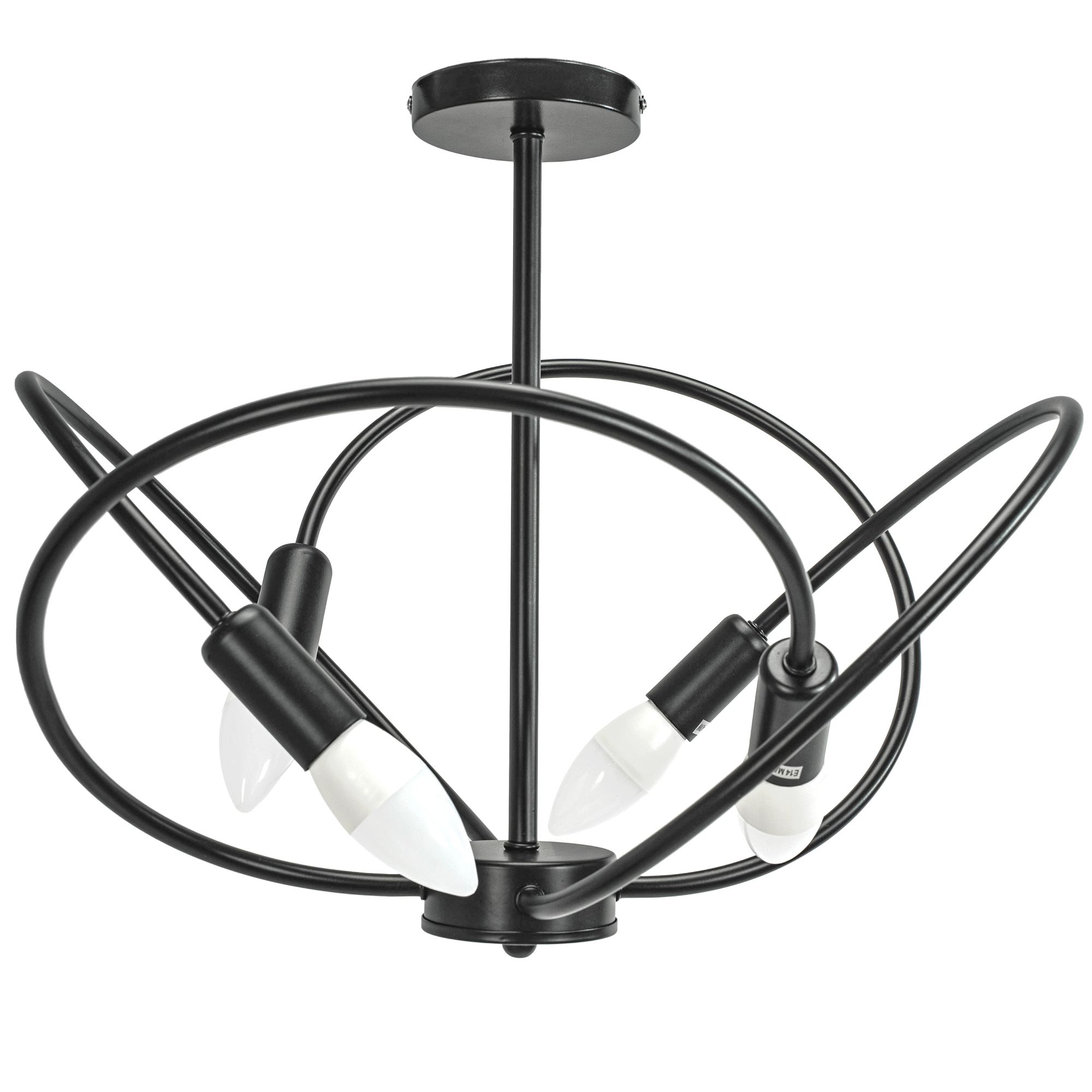 TOOLIGHT loftlampe APP1093-4C Sort 36x60x36cm